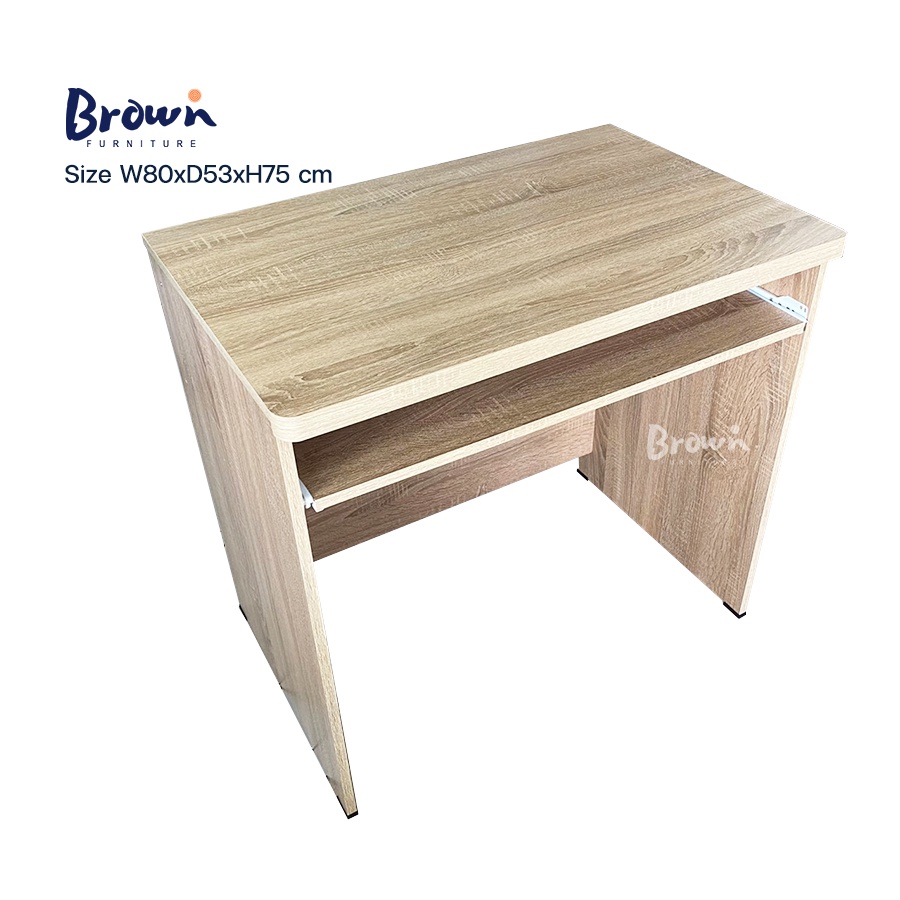 โต๊ะทำงาน-ขนาดw80xd53xh75cm-สินค้ามีพร้อมส่ง-brownfurniture