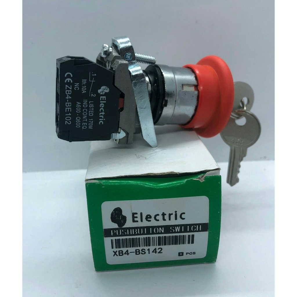 สวิทช์กุญแจ-รุ่นxb4-bs1-42-1no-push-button-switch-ขนาด22มิล-สินค้าคุณภาพดีเยี่ยม