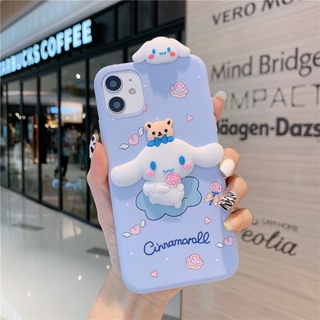 Compatible For Reno 10 Pro+ OPPO A98 A58 A38 A18 A78 A17 A17K A96 A76 A16 A95 A74 A94 A54 A15S A93 A53 A52 A92 A91 A31 A5 A9 2020 A5S A7 A12 F11 F9 เคสโทรศัพท์มือถือ ซิลิโคน ลาย Cinnamoroll Melody น่ารัก สามมิติ สําหรับ