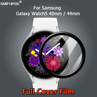 ภาพหน้าปกสินค้าสําหรับ Samsung Galaxy Watch5 Pro 45 มม. 40 มม. 44 มม. ฝาครอบแบบเต็ม 3D โค้ง นิ่ม PMMA ฟิล์มกันรอยหน้าจอ - ไม่ใช่กระจก ที่เกี่ยวข้อง