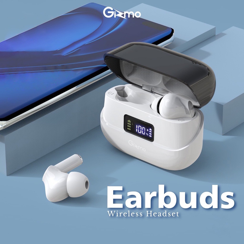 หูฟัง-gizmo-หูฟังไร้สาย-หูฟังบลูทูธ-true-wireless-headset-หูฟัง-บลูทูธ-5-1-พร้อมกล่องชาร์จไร้สาย-รุ่น-gb-05