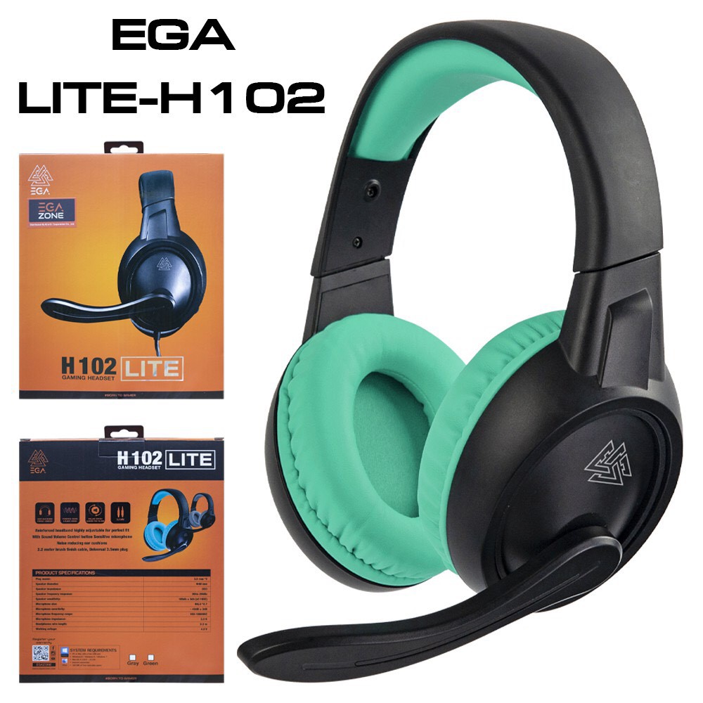 หูฟังเกมส์มิ่ง EGA H102 gaming heat | Shopee Thailand