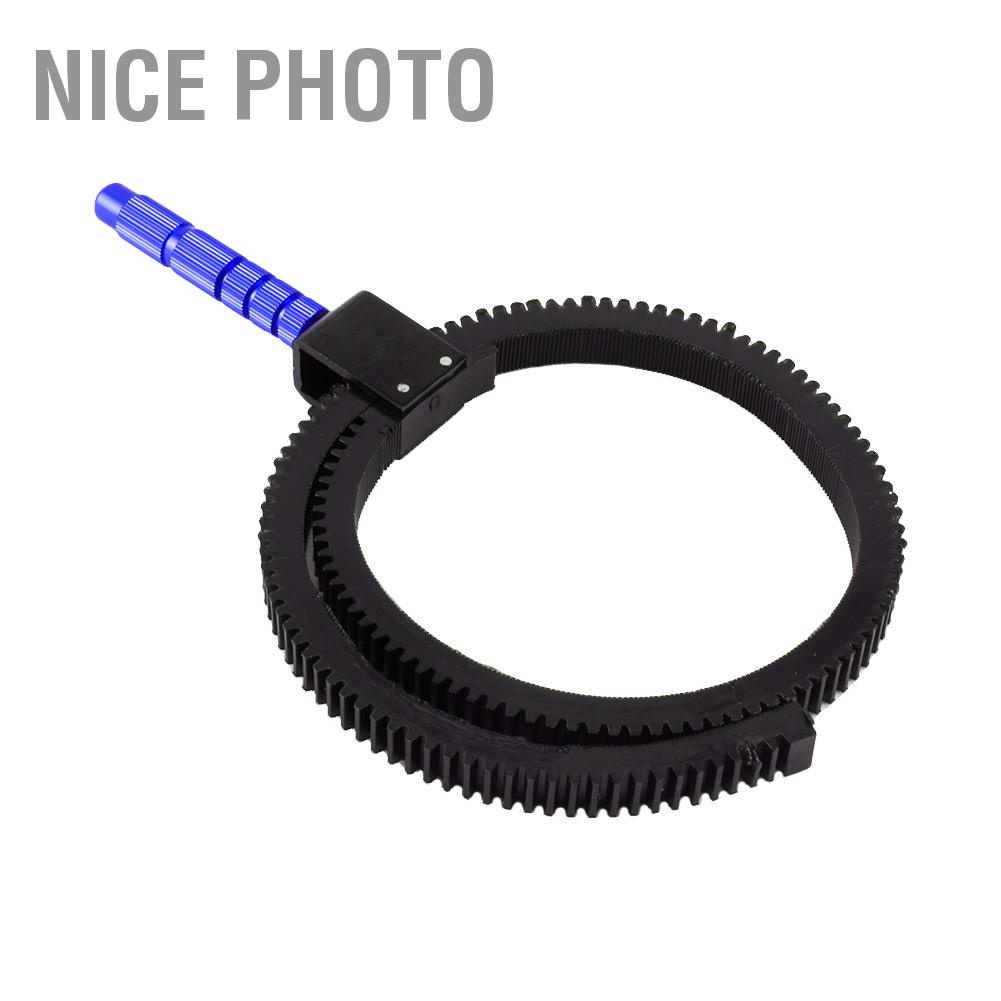 Nice photo Adjustable Manual Flexible Gear Ring Belt for DSLR Camera