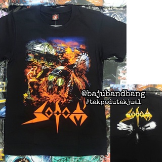 เสื้อยืด พิมพ์ลายวงร็อค เมทัล Sodom In War สไตล์วินเทจ | ร็อคร้อน | ร็อคใช่ | เสื้อยืดผ้าฝ้าย 100% พิมพ์ลายวงร็อค lelaki