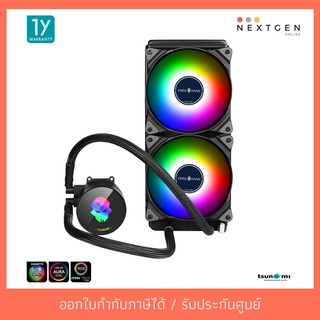 ภาพขนาดย่อของภาพหน้าปกสินค้า(พร้อมส่ง)LIQUID COOLING TSUNAMI Coolman CM-240 ARGB (Black) ชุดน้ำปิด 2ตอน //พร้อมส่ง//ประกัน 1 ปี//สินค้าใหม่  CM240 จากร้าน sugazy บน Shopee