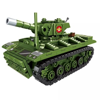 🔥พร้อมส่ง🔥เลโก้ Lego รถถังโซเวียต WWII Soviet KV-1 Tank ZHBO-6859 464 ชิ้น เกรดพรีเมี่ยม งานสวยมาก ต่อสนุก ขยับได้ครับ❤