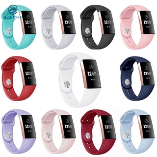 ภาพหน้าปกสินค้าสายนาฬิกาข้อมือ หลากสี สำหรับ Fitbit Charge 3 ที่เกี่ยวข้อง