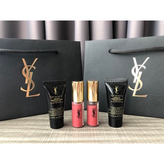 Yves Saint Laurent Set Liquid Matte Lip 16 3ml + YSL Top Secrets Instant Moisture Glow 5ml ของแท้ 100% ฉลากไทย