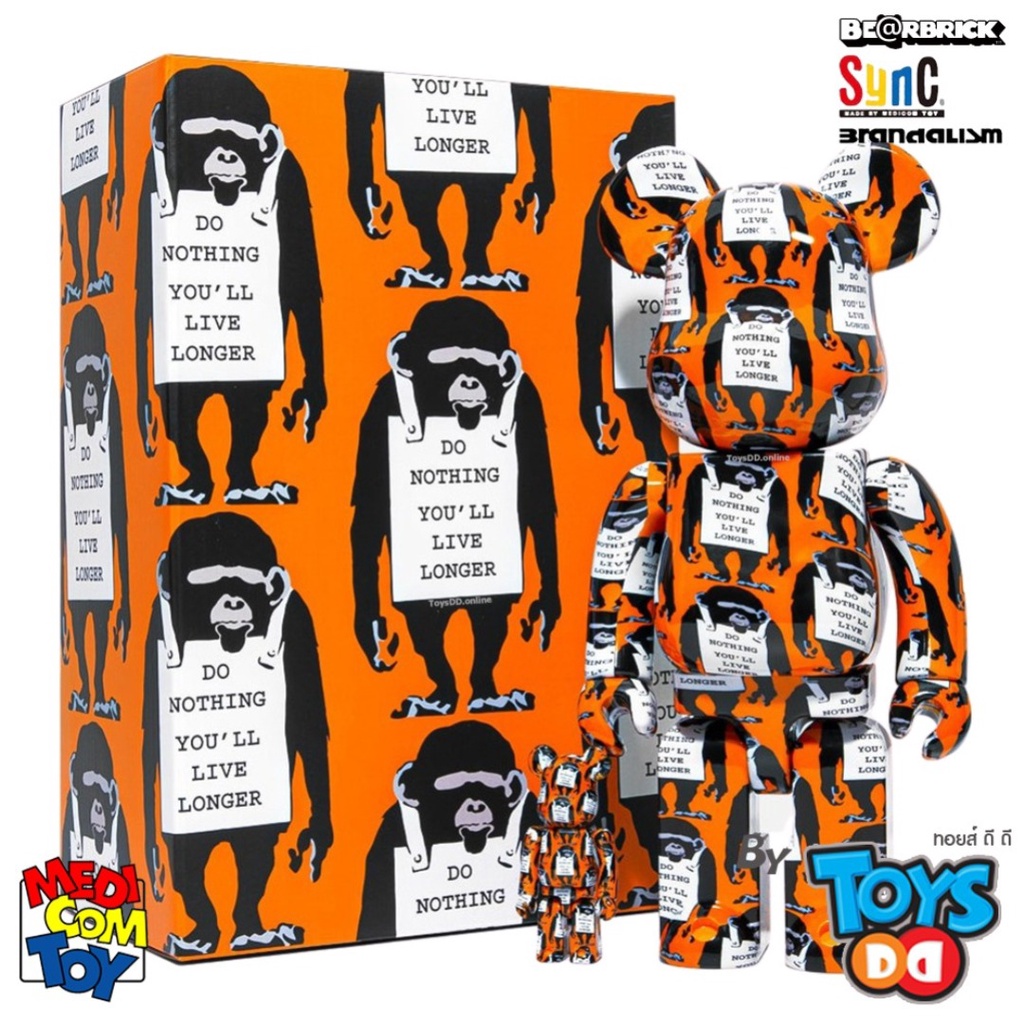 Be@rbrick Monkey Sign 1000%, 400% & 100% | Shopee Thailand Be@rbrick Monkey Sign 1000%, 400% & 100% | Shopee Thailand