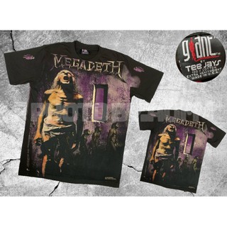 เสื้อOVP เสื้อวงMegadeth โอเวอร์ปริ้น สไตล์วินเทจ สกรีนทั้งตัว ผ้านอกนำเข้า เสื้อวินเทจ เสื้อโอเวอร์ไซส์ เสื้อวงดนตรี