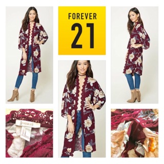 ⭐️🌈เสื้อคลุม Forever21🌺trend 2018‼️