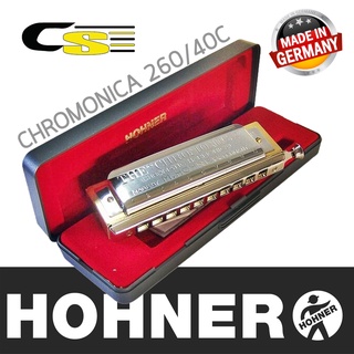 Hohner ฮาร์โมนิก้า รุ่น Chromonica260 Harmonica 260/40 Key C * Made in Germany *
