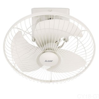 พัดลมติดเพดาน พัดลมติดเพดาน 16นิ้ว MITSUBISHI CY16 SV สีขาว พัดลม เครื่องใช้ไฟฟ้า CYCLE FAN MITSUBISHI CY16 SV 16