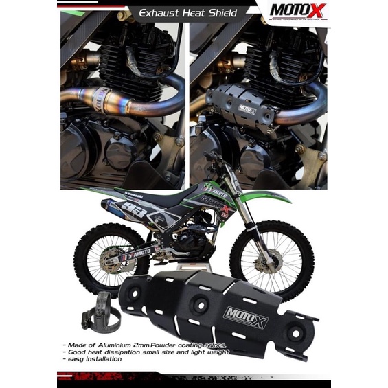 การ์ดคอท่อ-klx-125-140-150-moto-x-yamoto-klx300r