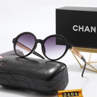 ใหม่ แว่นตากันแดด Chanel กรอบทรงกลม หรูหรา สไตล์เรโทร แฟชั่นสําหรับผู้ชาย และผู้หญิง uv400 2022