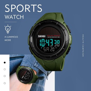 ภาพขนาดย่อของภาพหน้าปกสินค้าSKMEI นาฬิกาพลังแสงอาทิตย์ 100% 5ATM กันน้ำ SOLAR ตั้งเวลาไทยพร้อมใช้งาน นาฬิกาผู้ชาย จากร้าน skimei.th บน Shopee ภาพที่ 2