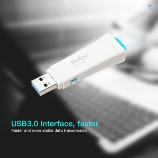 ภาพขนาดย่อของภาพหน้าปกสินค้าH&G Netac U335S 128GB Write Protect USB3.0 Flash Drive Memory Stick USB Flash Disk จากร้าน homgeek.th บน Shopee ภาพที่ 6