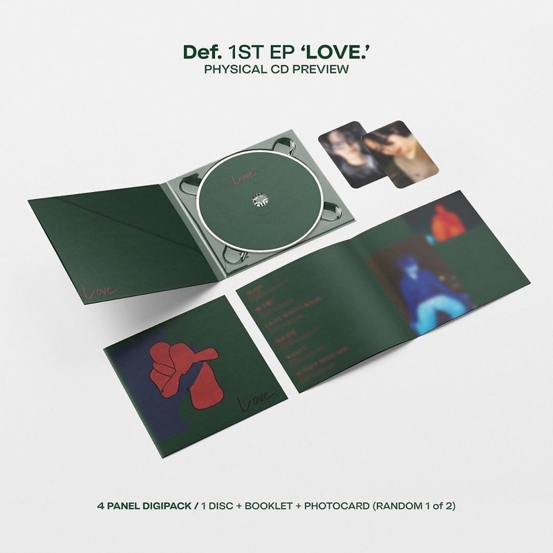 พร้อมส่ง] อัลบั้ม Def. 1st EP <LOVE.> (JayB JB GOT7