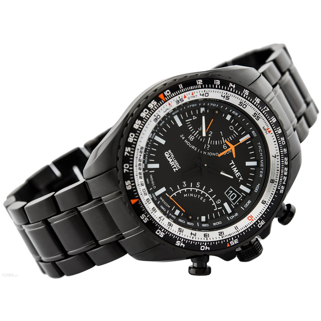 Timex Aviator Fly-Back T2P103 นาฬิกา Timex ผู้ชาย ของแท้ สายแสตนเลส รับ ...