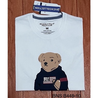 เสื้อยืด Beverly Hills Polo Club เสื้อยืดคอกลมแขนสั้น Classic Bear