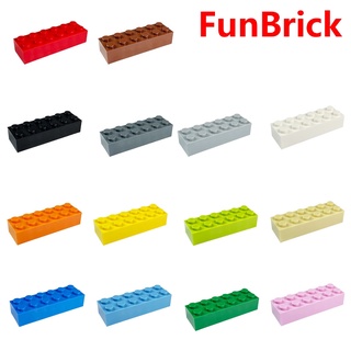 [Funbrick] บล็อคตัวต่อ รูปอิฐ 2x6 2456 เข้ากันได้กับของเล่นตัวต่อ แบรนด์ดัง MOC DIY 50 ชิ้น