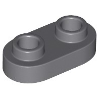lego-plate-part-ชิ้นส่วนเลโก้-no-35480-modified-1-x-2-rounded-with-2-open-studs