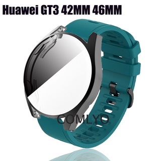 สายนาฬิกาข้อมือซิลิโคน แบบนิ่ม สําหรับ Huawei Watch GT3 GT 3 46 มม. 42 มม.
