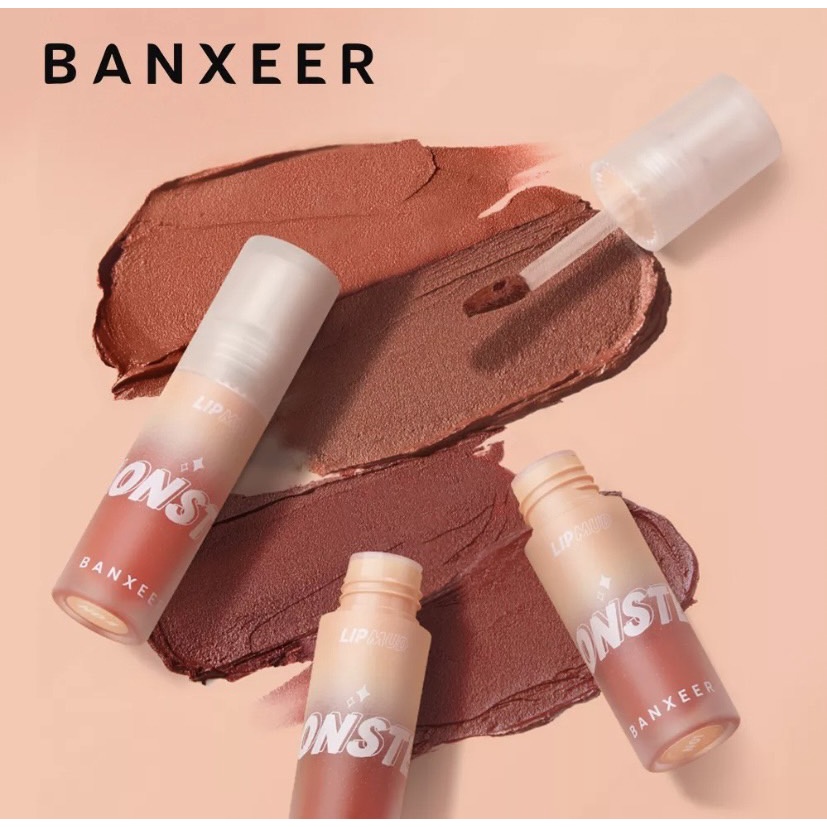 BANXEER BM07 แบงเซียร์ ครีมมี่ ลิป มัด กลอสเนื้อแมท | Shopee Thailand