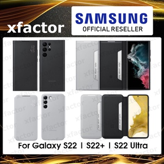 เคสโทรศัพท์มือถือ แบบฝาพับ พร้อมไฟ LED สําหรับ Samsung Galaxy S22 S22 Plus S22 Ultra