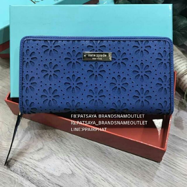 พร้อมส่งความสวย-new-arrival-kate-spade-new-york-womens-zips-walletแท้-outlet