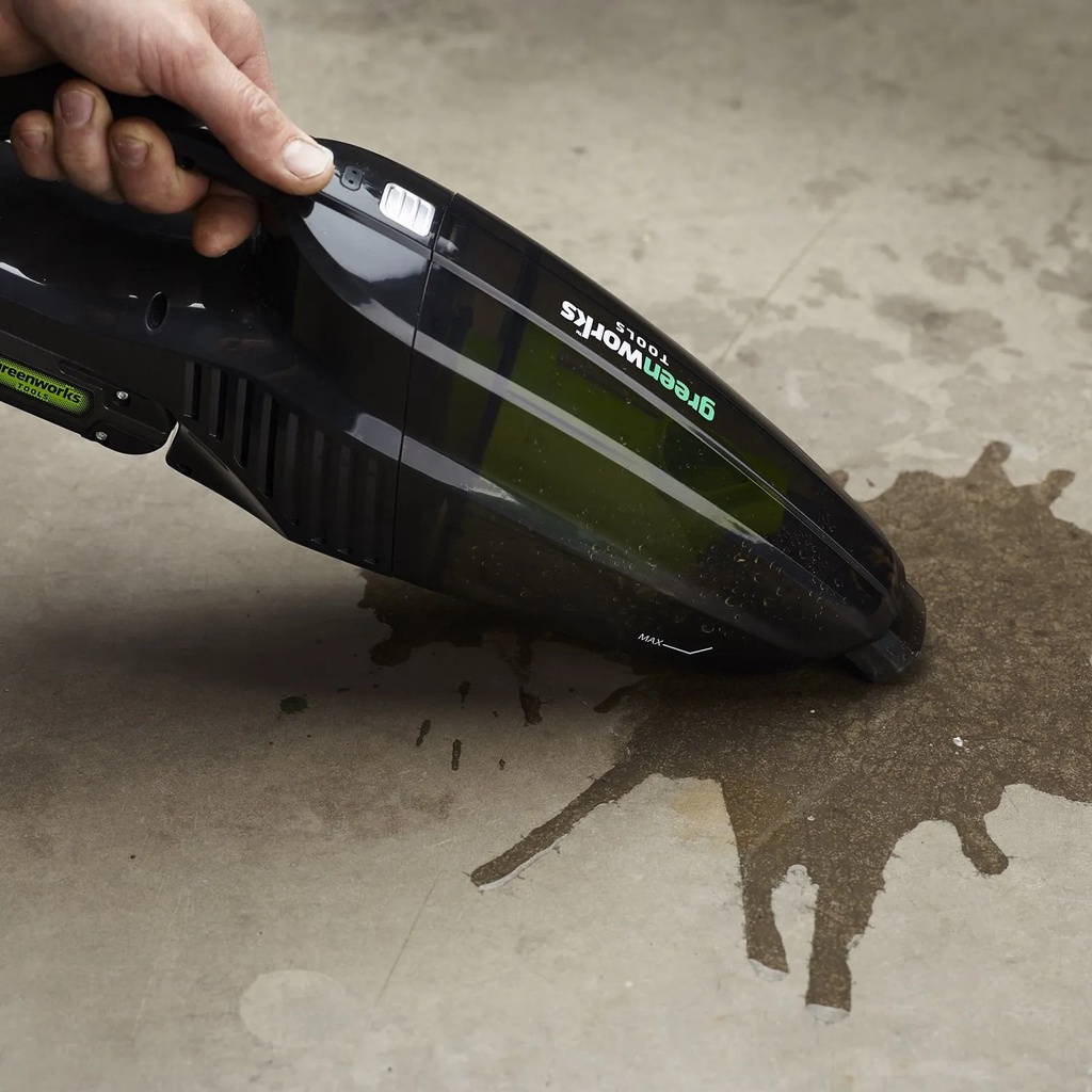 GREENWORKS เครื่องดูดฝุ่นไร้สาย ขนาด 24V พร้อมแบตเตอรี่และแท่นชาร์จ ...