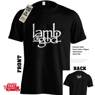 เสื้อยืดวินเทจเสื้อยืด พิมพ์ลาย Lamb of God heavy metal band สไตล์คลาสสิก ไม่ซ้ําใคร สําหรับผู้ชาย KIjeek51CLacca29S-5XL