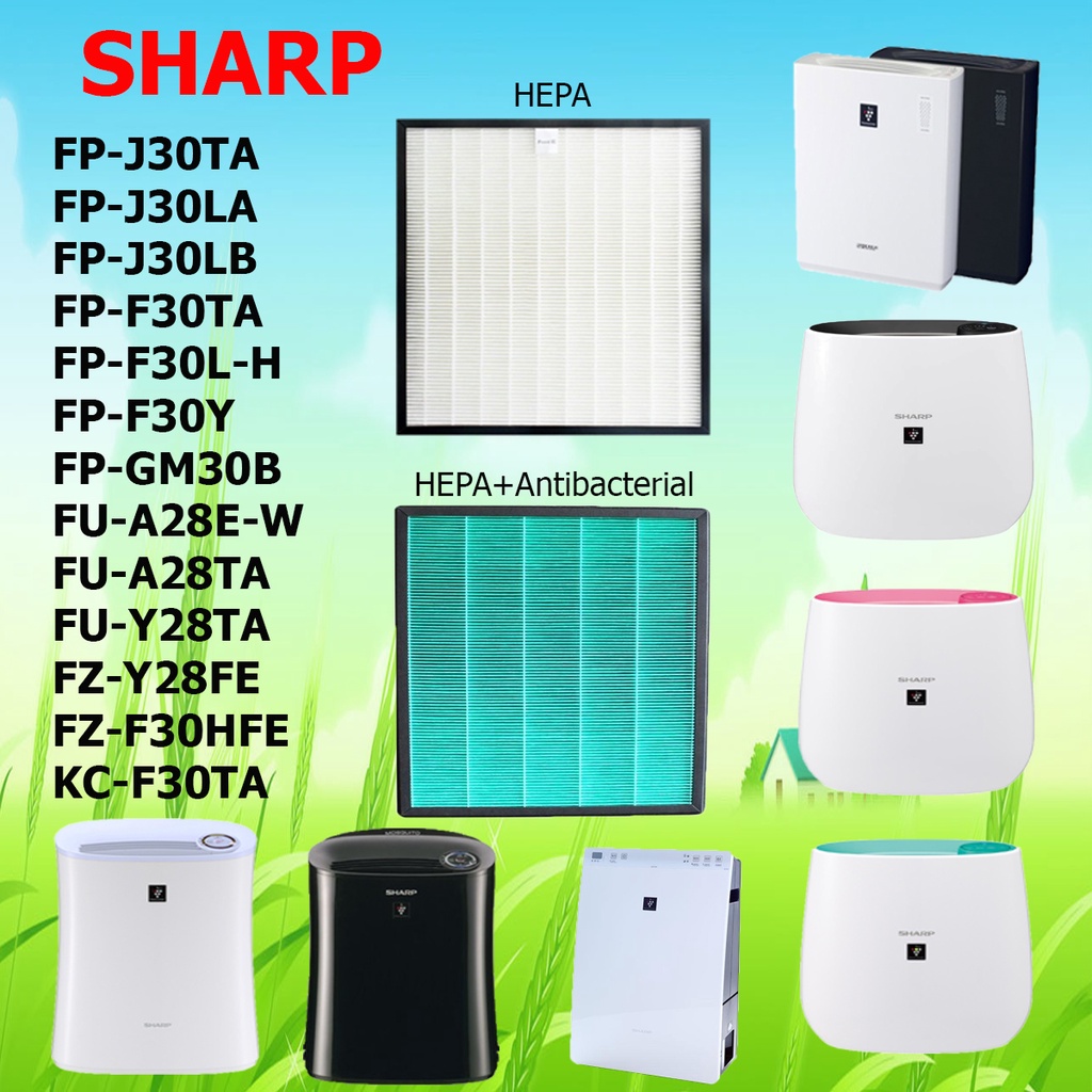 Sharp FP J30TA FP F30TA FU A28TA FU Y28TA FP GM30B B KC F30TA FZ F30HFE hepa Airpurifier sharp