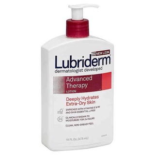 Lubriderm Advanced Therapy Lotion Deeply-Hydrates Extra-Dry Skin709 mL. #โลชั่นสำหรับผิวแห้งมาก