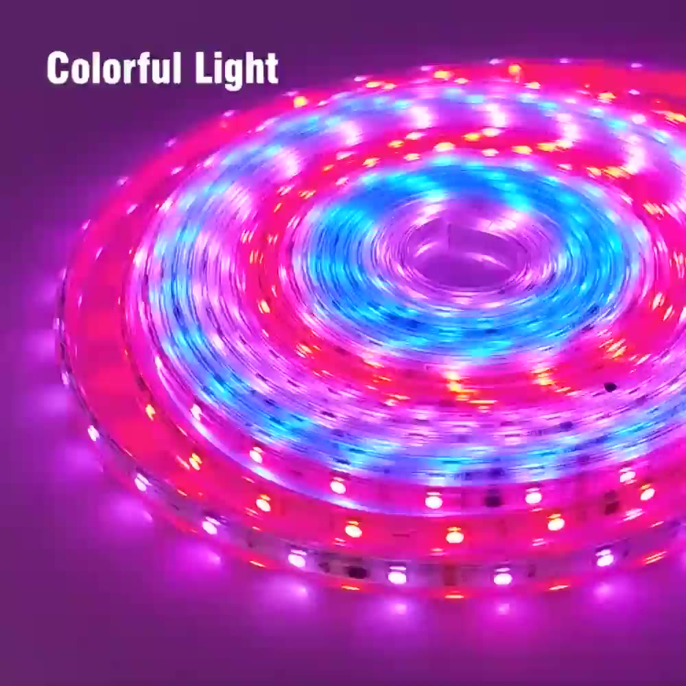 พร้อมส่งไฟโซล่าเซลล์-ไฟเส้นตกแต่งled-solar-lightไฟแต่งสวน-10m-20m-30m-50m-rgb-solar-led-strip-set-กันน้ำ-รวมสีrgb