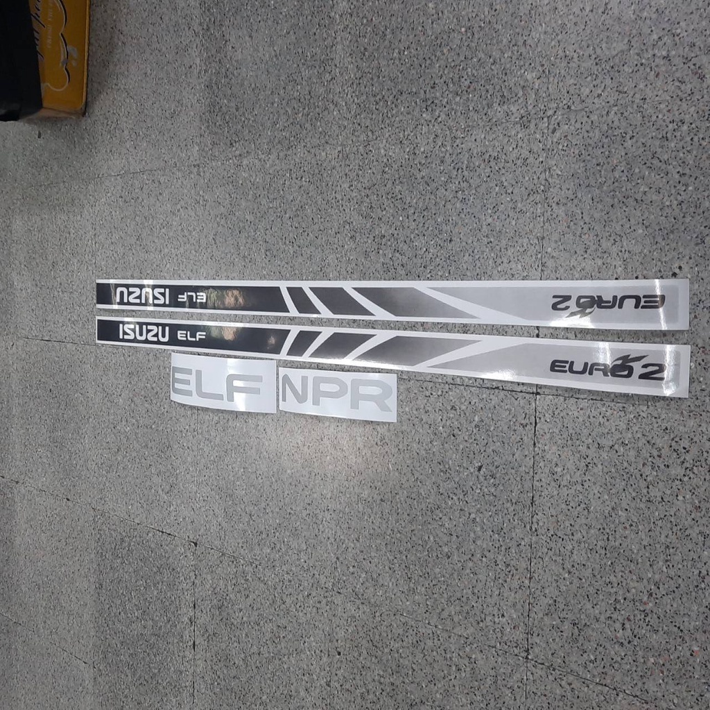สติ๊กเกอร์แบบดั้งเดิม สำหรับ ISUZU EURO2 ELF NKR NPR NQR sticker ติดรถ ...