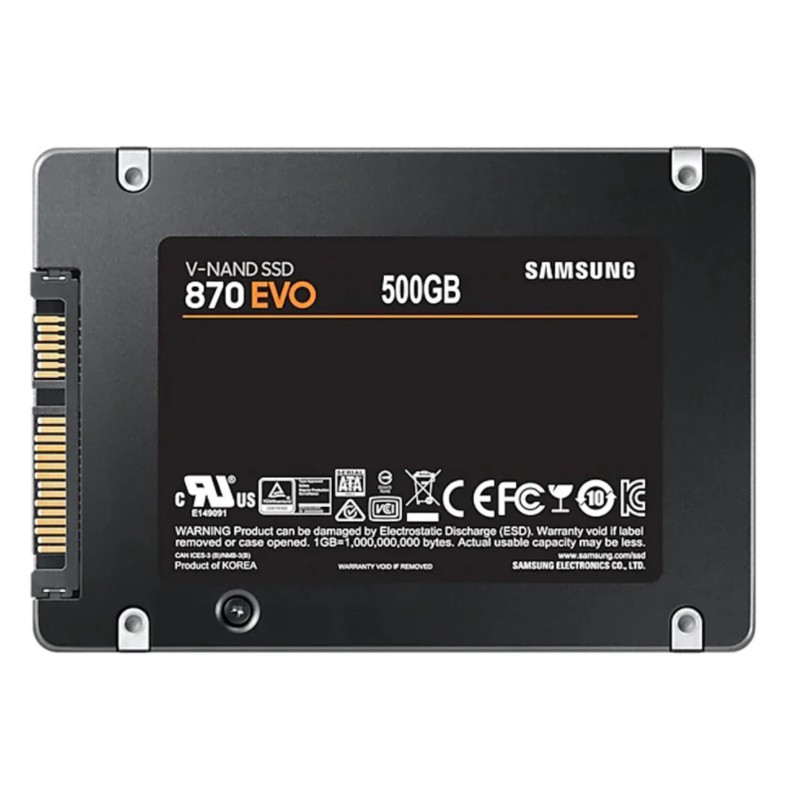 500 GB SSD (เอสเอสดี) SAMSUNG 870 EVO SATA3 (MZ-77E500BW) | Shopee