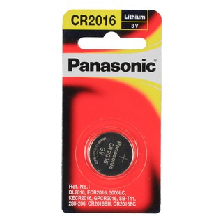 ไฟฉายและอุปกรณ์ ถ่านเม็ดกระดุม PANASONIC CR-2016PT/1B ไฟฉายและไฟฉุกเฉิน งานระบบไฟฟ้า BUTTON ALKALINE PANASONIC CR-2016PT