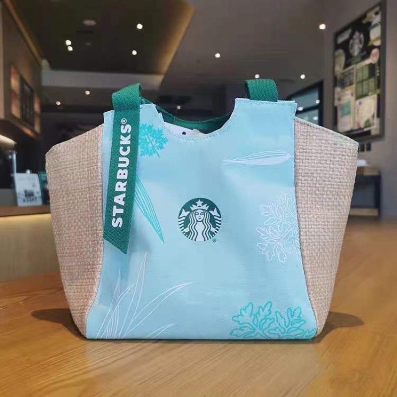 กระเป๋าผ้าสตาร์บัค-กระเป๋าstarbucks-กระเป๋าผ้า-canvasกระเป๋าผ้าแคนวาส-พร้อมส่งในไทย