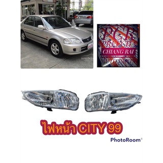 ไฟหน้า HONDA CITY ฮอนด้า ซิตี้ โฉมType Z ปี1999 2000 2001 2002