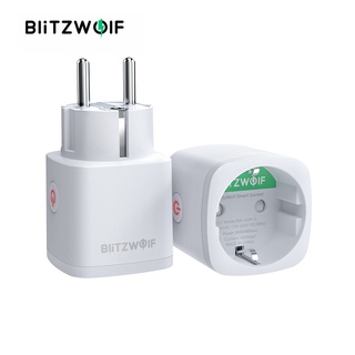 Blitzwolf ซ็อกเก็ตปลั๊ก EU อัจฉริยะ Zigbee 3.0 ปลั๊กไฟ มอนิเตอร์ไฟฟ้า Tuya รีโมตคอนโทรล ตั้งเวลาทํางานกับบ้าน
