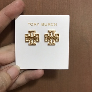 ต่างหู Tory Burch Britten Logo Stud Earring แท้จากUSA