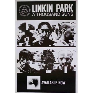 โปสเตอร์วงดนตรี Linkin Park ลิงคินพาร์ก โปสเตอร์ ภาพวงดนตรี โปสเตอร์ติดผนัง โปสเตอร์สวยๆ poster