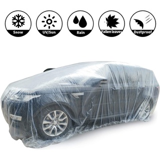 Vải bọc xe loại nhựa trong suốt, chống nước 100%, chống mưa, chống bụi, túi bọc xe, bọc xe, vải bọc ô tô, vải bọc gầm xe 1 chiếc