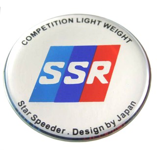 ราคาต่อ 2 ดวง 43mm. สติกเกอร์ SSR เอสเอสอาร์ สติกเกอร์เรซิน sticker rasin 43 mm. (4.3 cm.)