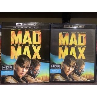 4K-UHD+Blu-ray : Mad Max Fury Road : กล่องสวม ภาพยนตร์ สุด มันส์ น่าสะสม #รับซื้อ Blu-ray แผ่น cd แท้