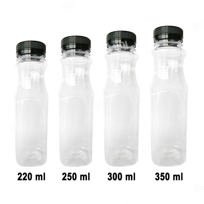 ขวดพลาสติก-pet-250ml-150-ขวด-เลือกสีฝาได้-บริการเก็บเงินปลายทาง