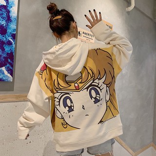 ภาพหน้าปกสินค้าYICO Sailor Moon Hoodies เซลล! เสื้อฮู้ด ปักชื่อฟร  ผ้านิ่มมากกก! ซึ่งคุณอาจชอบราคาและรีวิวของสินค้านี้