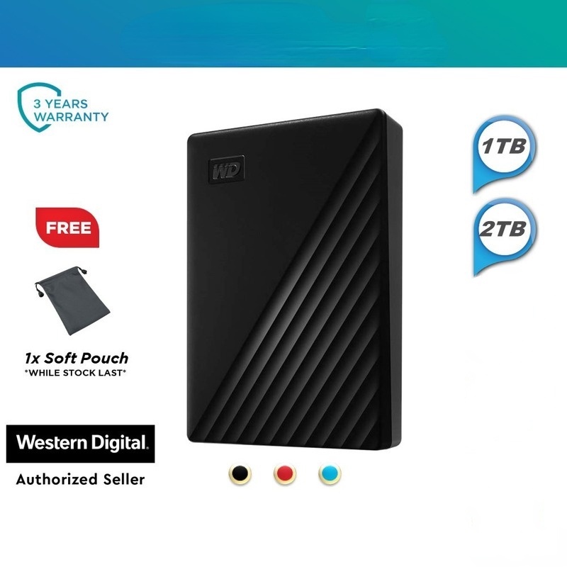 Western Digital WD My Passport USB3.2 Gen 1 Hard Drive External ...