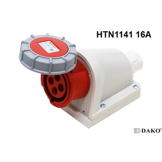 HTN1141 ปลั๊กตัวเมียติดลอย 3P+E 16A 380V IP67 6h